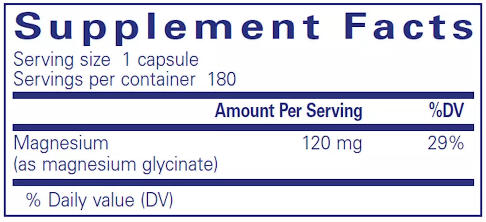 Pure Encapsulations Magnesium Glycinate