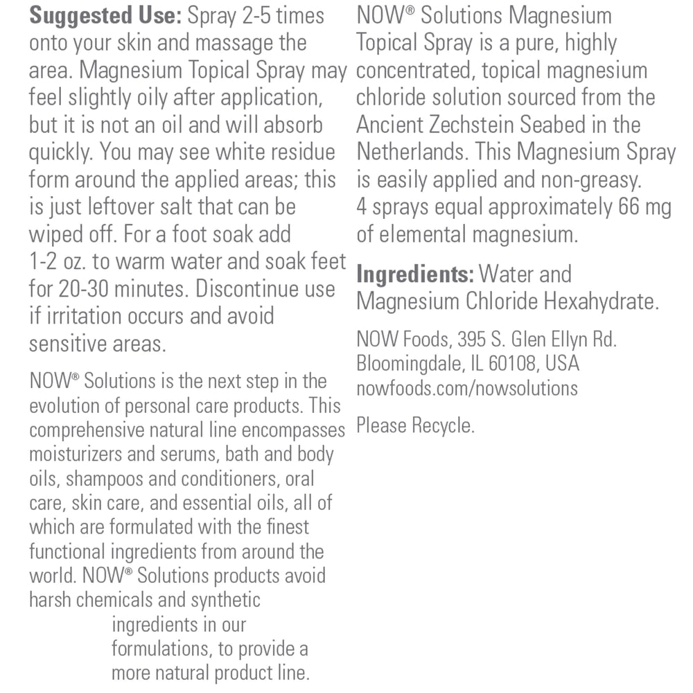 Magnesium Topical Spray Now