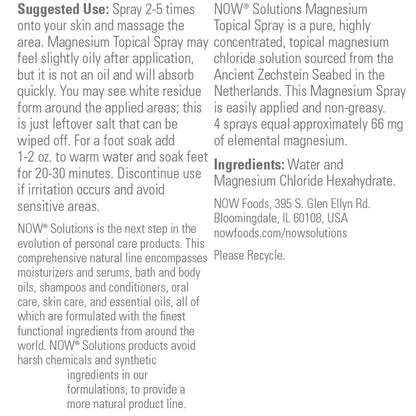 Magnesium Topical Spray Now