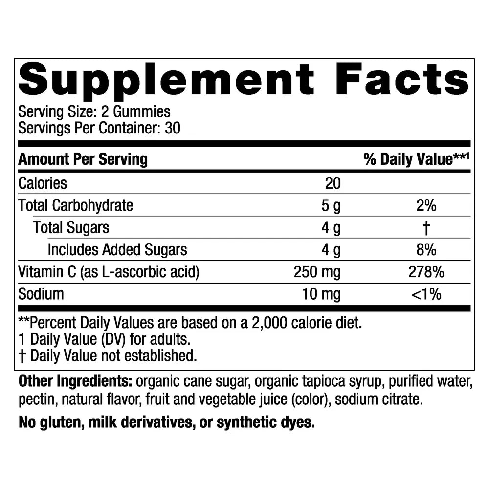 Nordic Vit C gummies