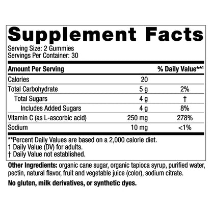 Nordic Vit C gummies